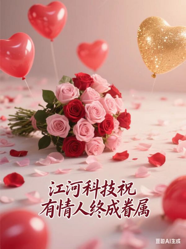 七夕良辰至，愛(ài)意漫星河。江河科技祝愿每對(duì)有情人，既能共享朝朝暮暮的溫情，也能攜手奔赴歲歲年年的美好!